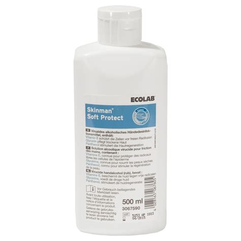 Ecolab Skinman Soft Protect FF käsidesinfiointiaine 500ml.